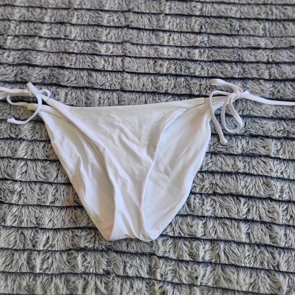 Like New White String Bikini Bottom